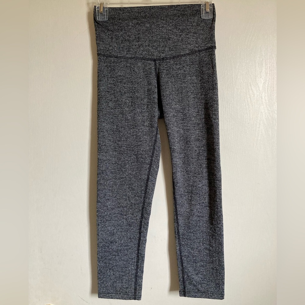 *DYI Black & White Herringbone Capri Athletic Yoga Small Leggings #MBG